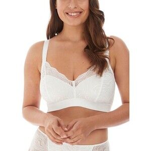 FANTASIE Impression Bralette Sz M Lace Wireless Bra Adjustable Comfort NWT